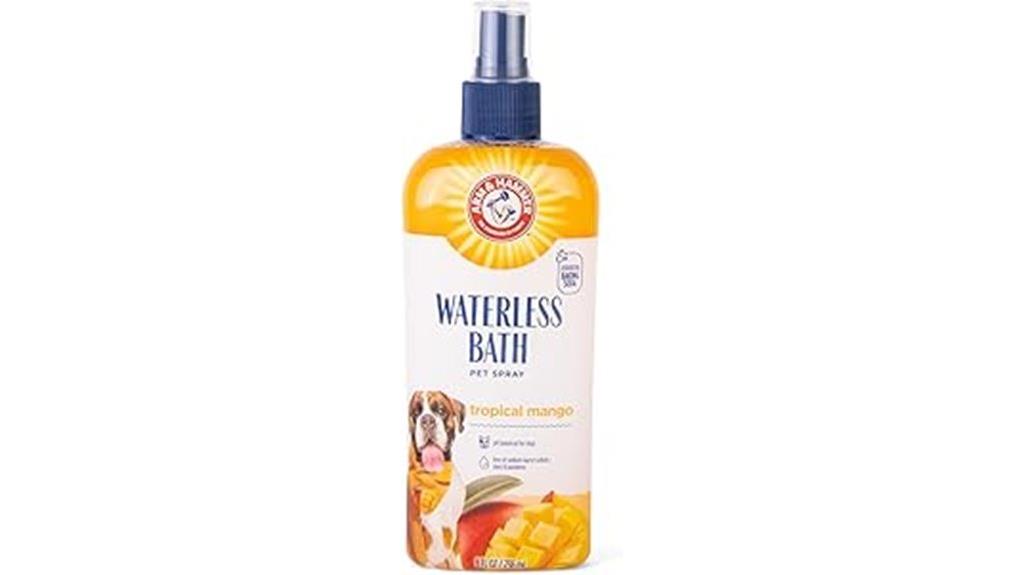 mango scent waterless spray