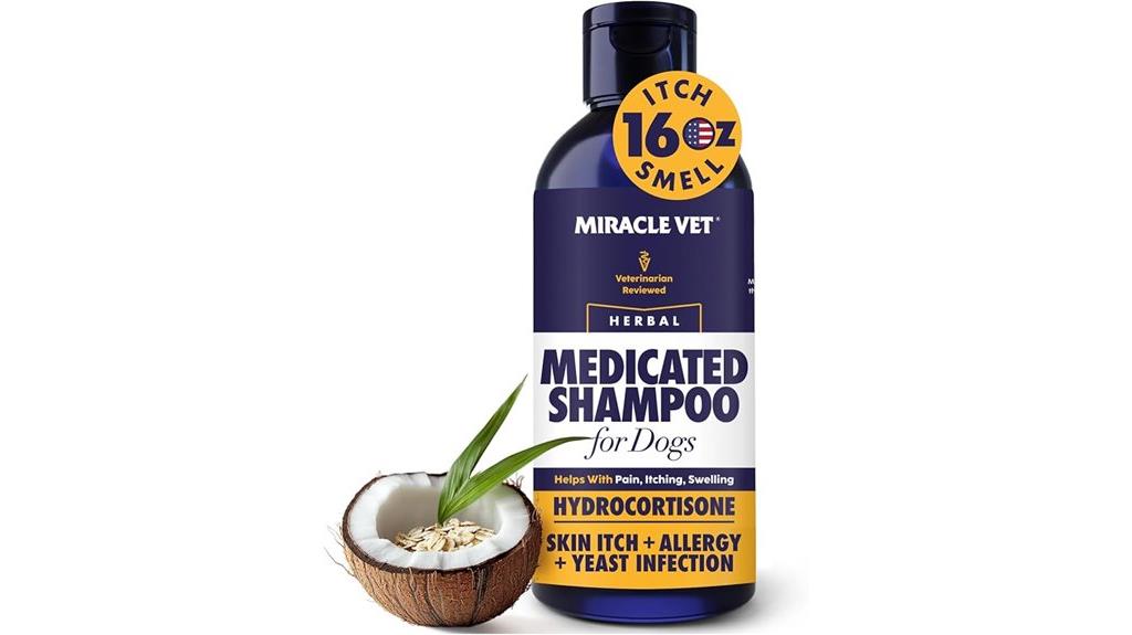 medicated shampoo relieves itchy skin