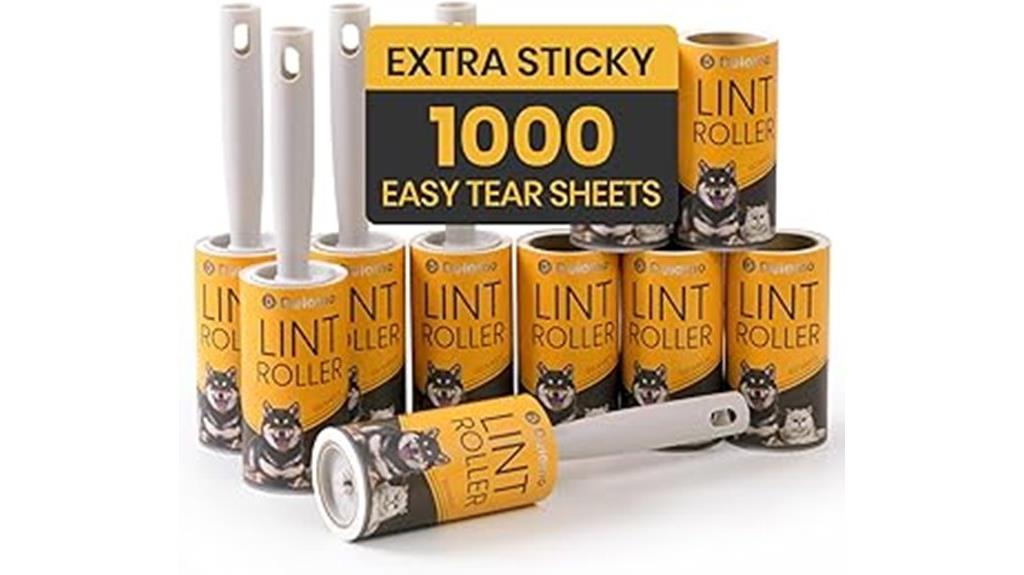 mega pet hair lint rollers