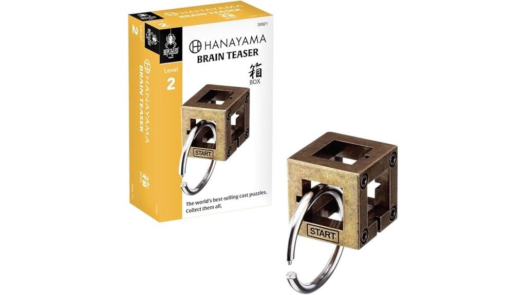 metal brainteaser puzzle box