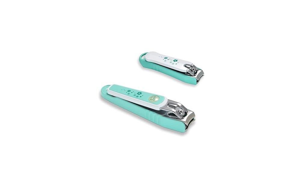 nail clipper set with catch