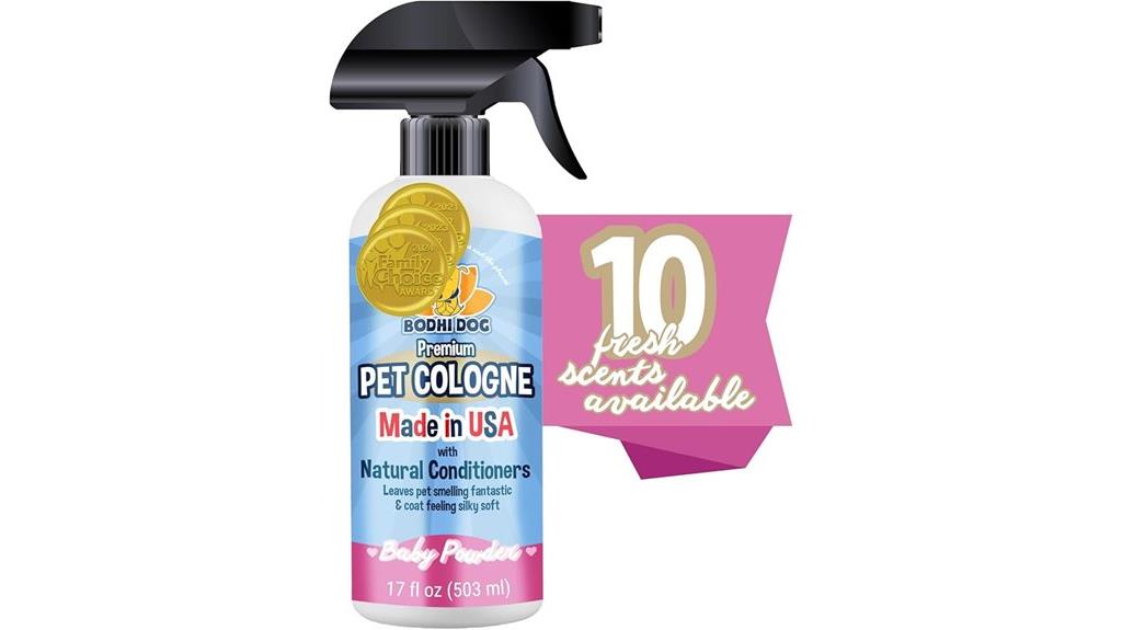 natural baby powder scent