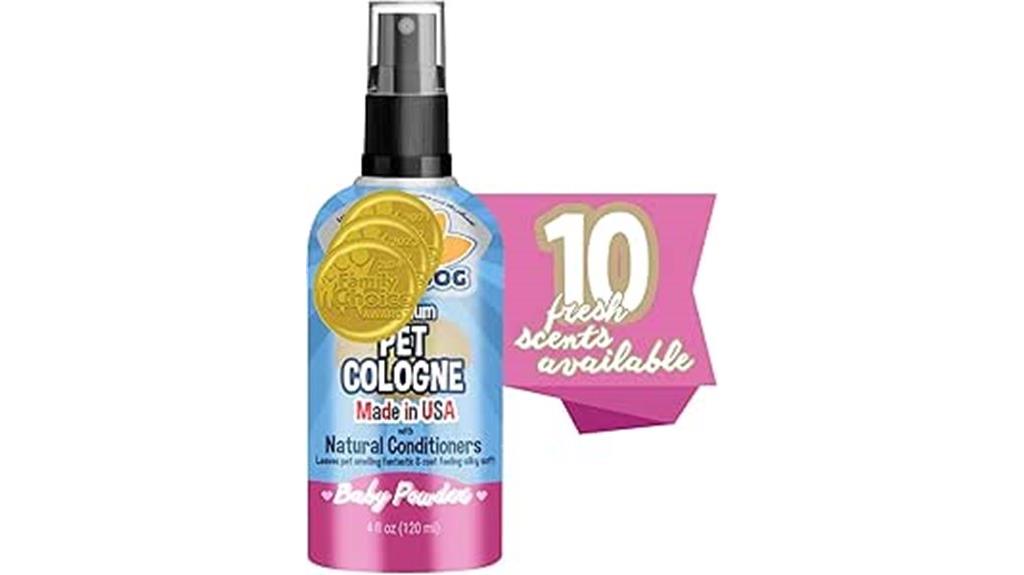 natural baby powder scent