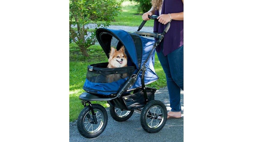no zip jogger pet stroller