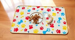 non slip puppy food mats