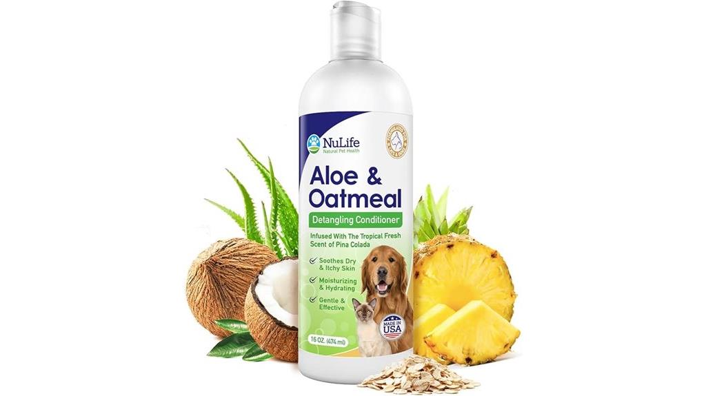 oatmeal aloe dog conditioner