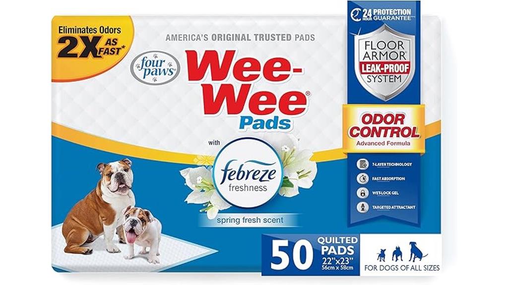odor control pee pads