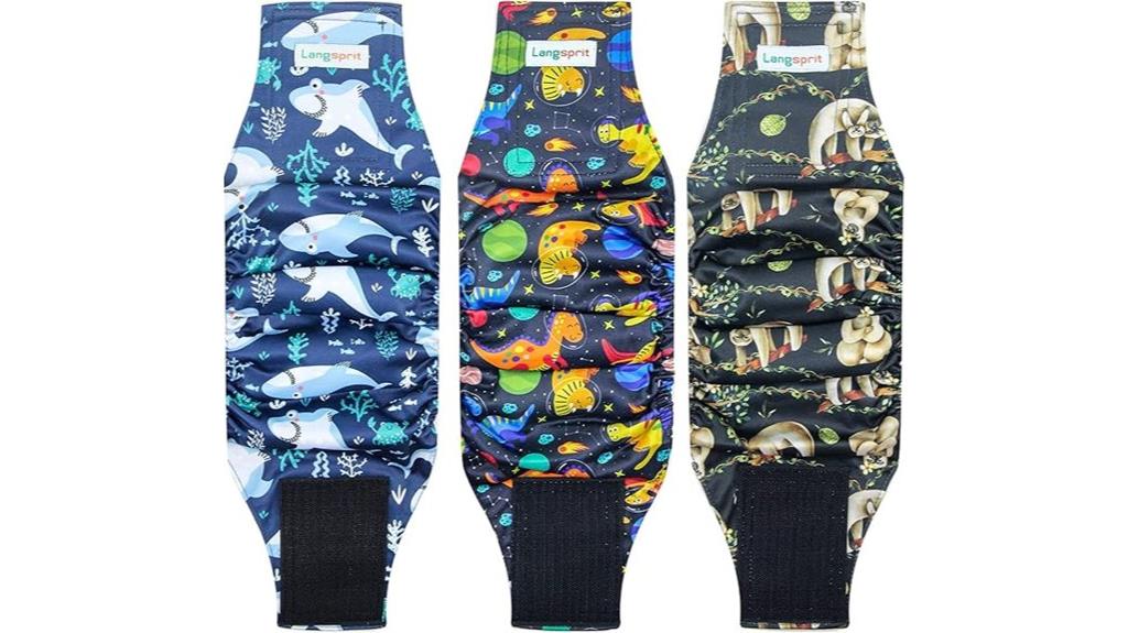 pack of three belly bands