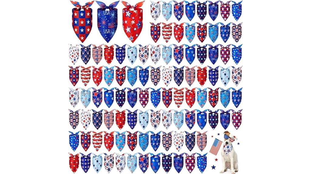 patriotic dog bandanas