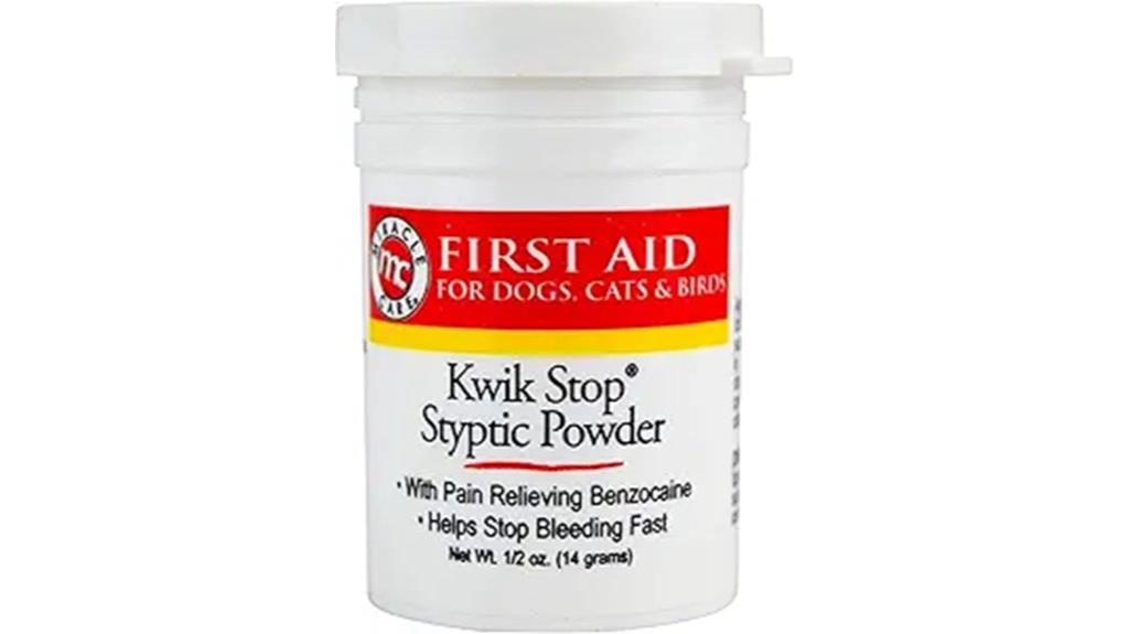 pet bleeding styptic powder