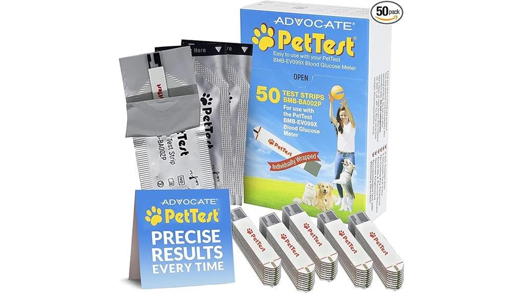pet blood glucose strips