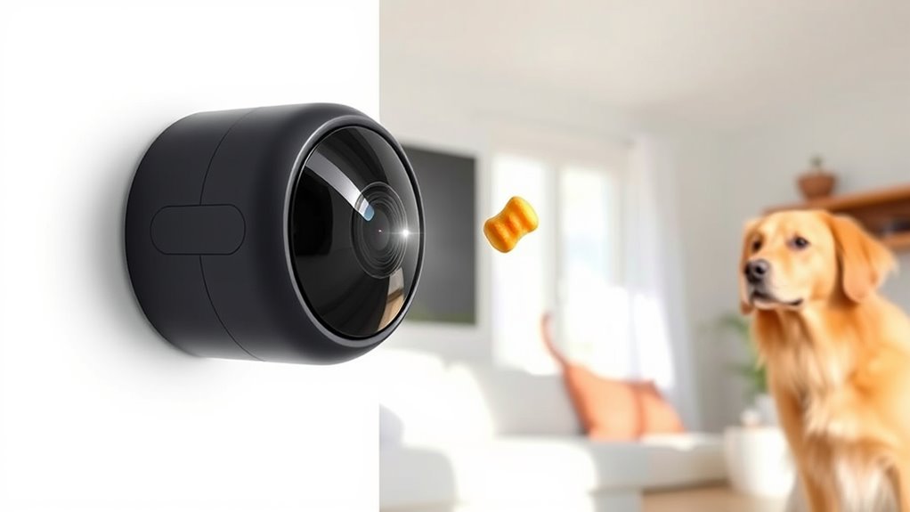 pet camera treat toss considerations