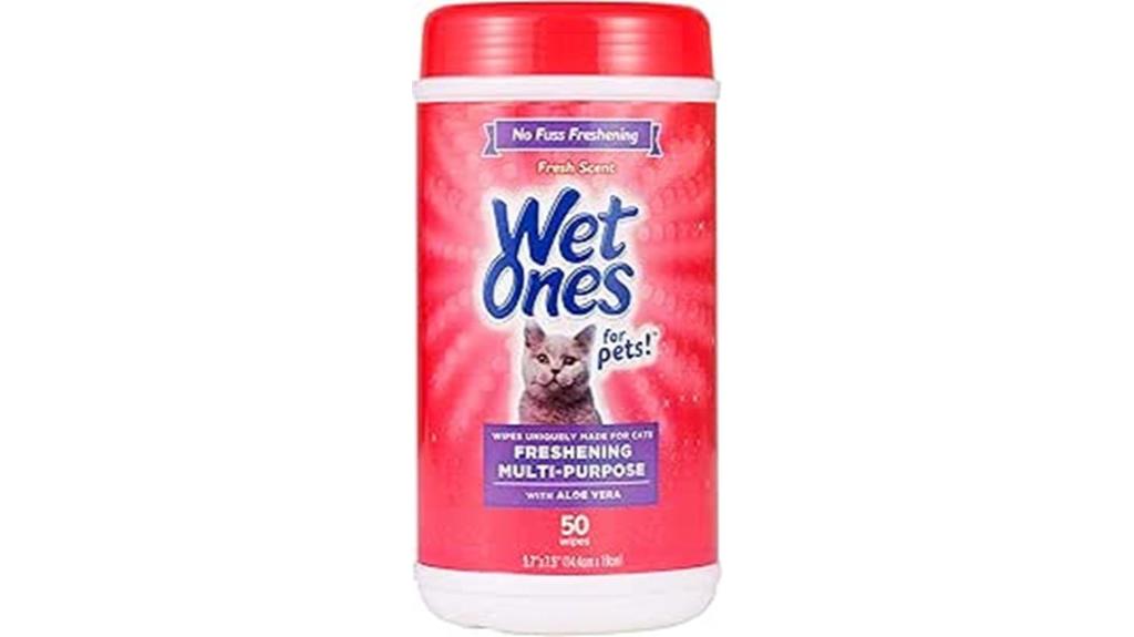 pet cat cleaning wipes