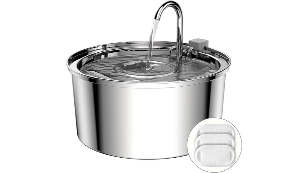 pet fountain 3 2l capacity
