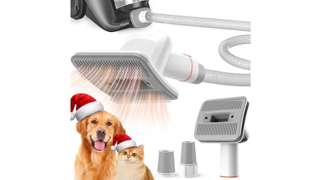 pet grooming vacuum attachment