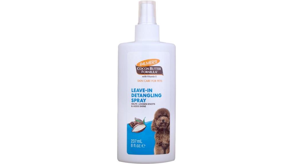 pet hair detangling spray