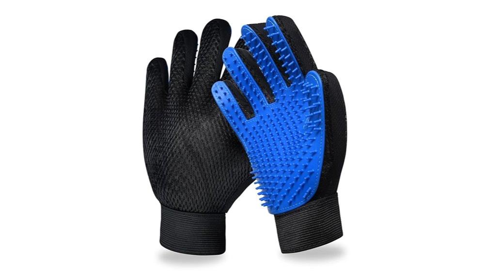 pet hair grooming glove