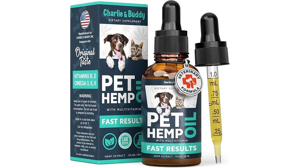pet hemp oil products