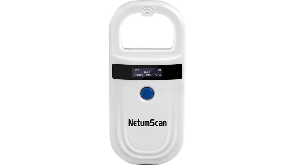 pet microchip reader oled