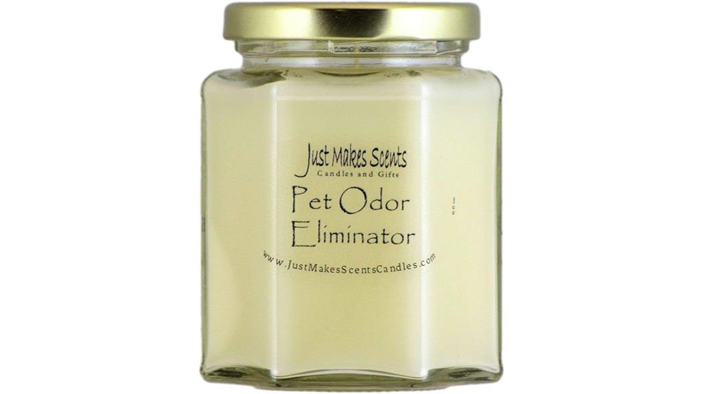 pet odor eliminating candle