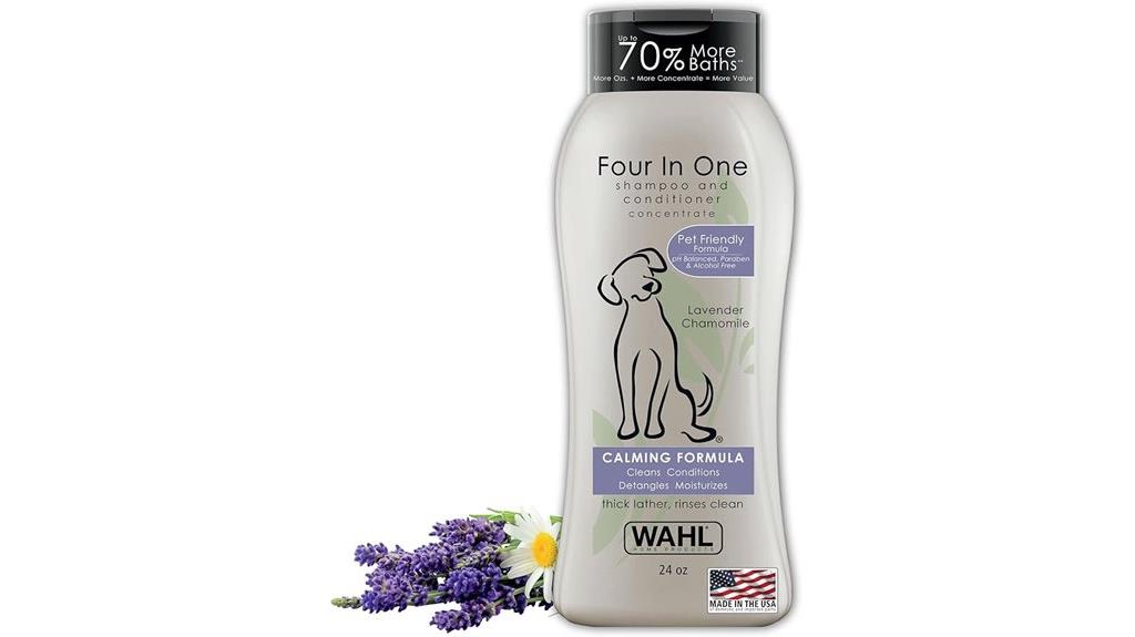 pet shampoo with lavender