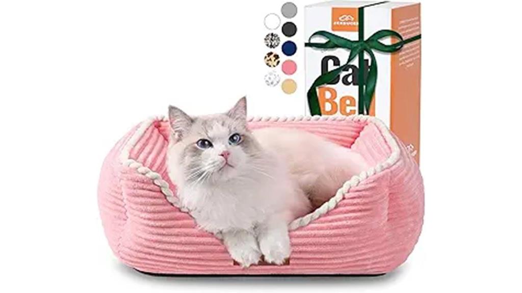 pink portable soft bed