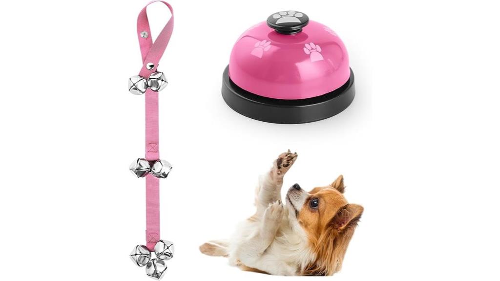 pink puppy potty bells
