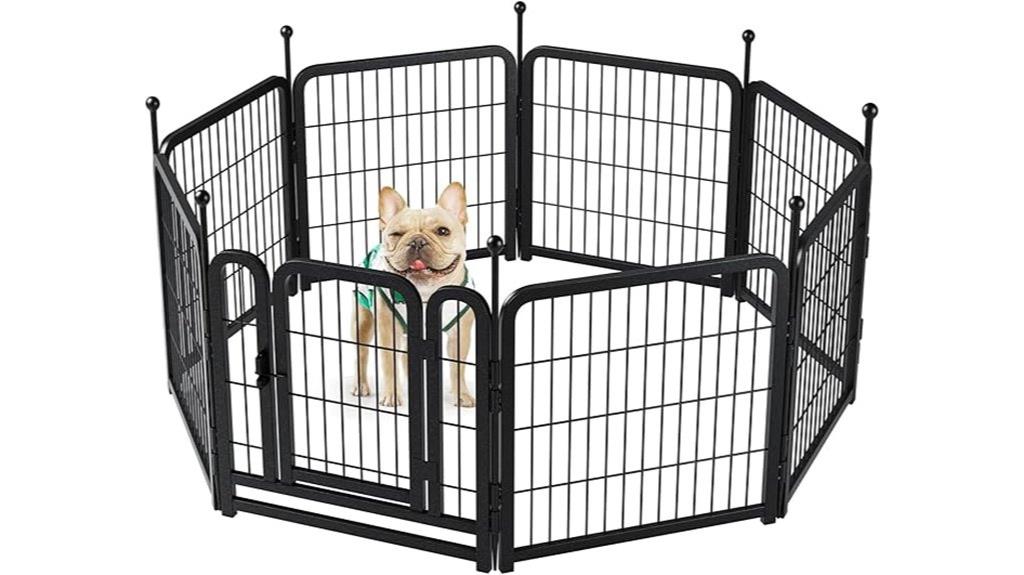 portable 8 panel dog pen