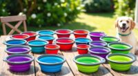 portable dog bowl sets