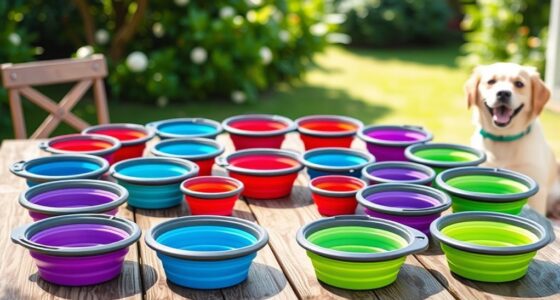 portable dog bowl sets