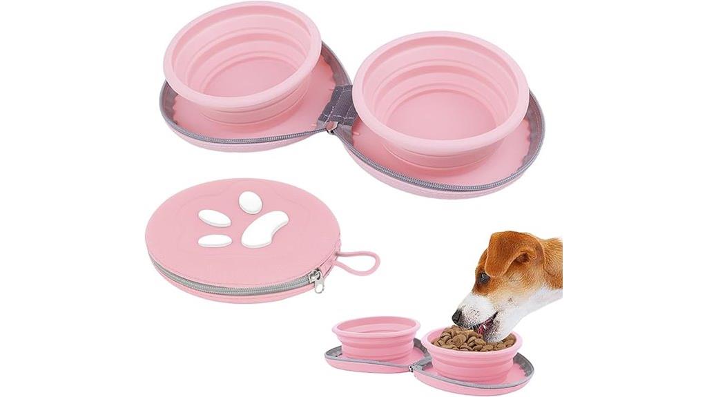 portable dual purpose bowls