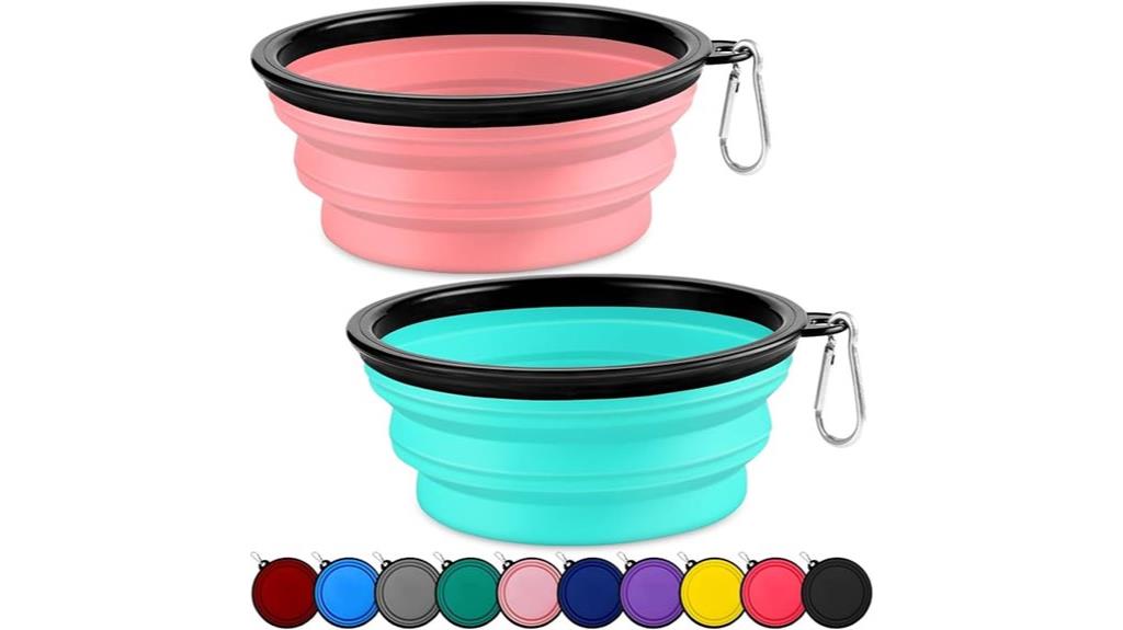 portable foldable dog bowl