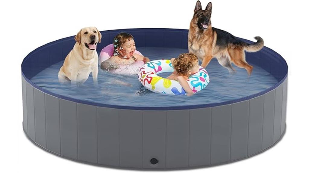 portable foldable dog pool