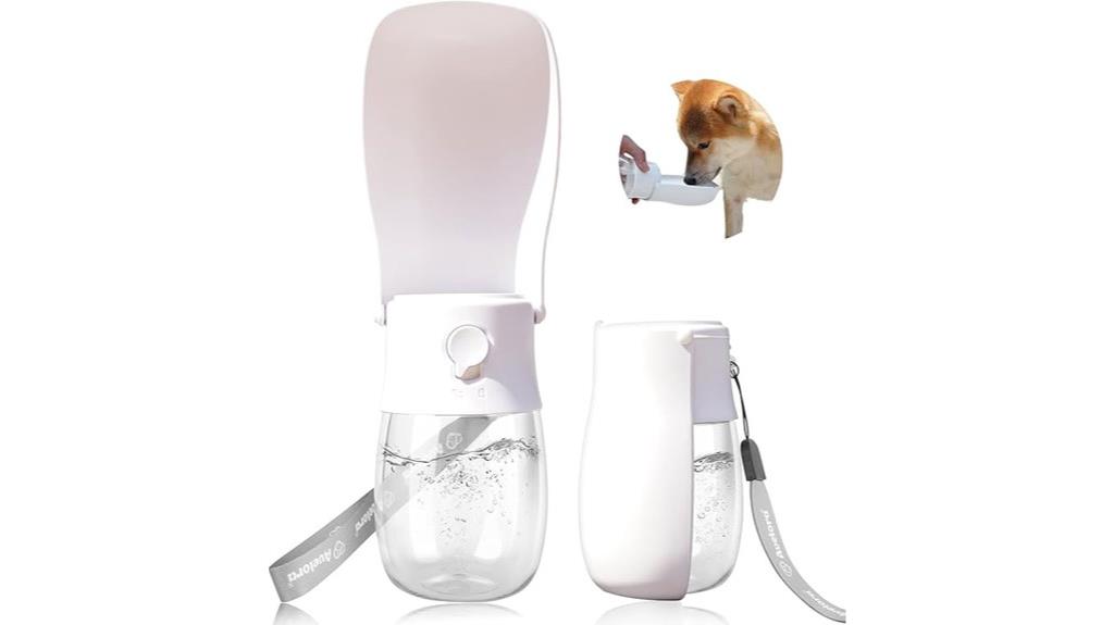 portable foldable pet water bottle