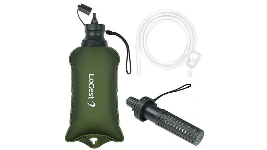 portable foldable water filter