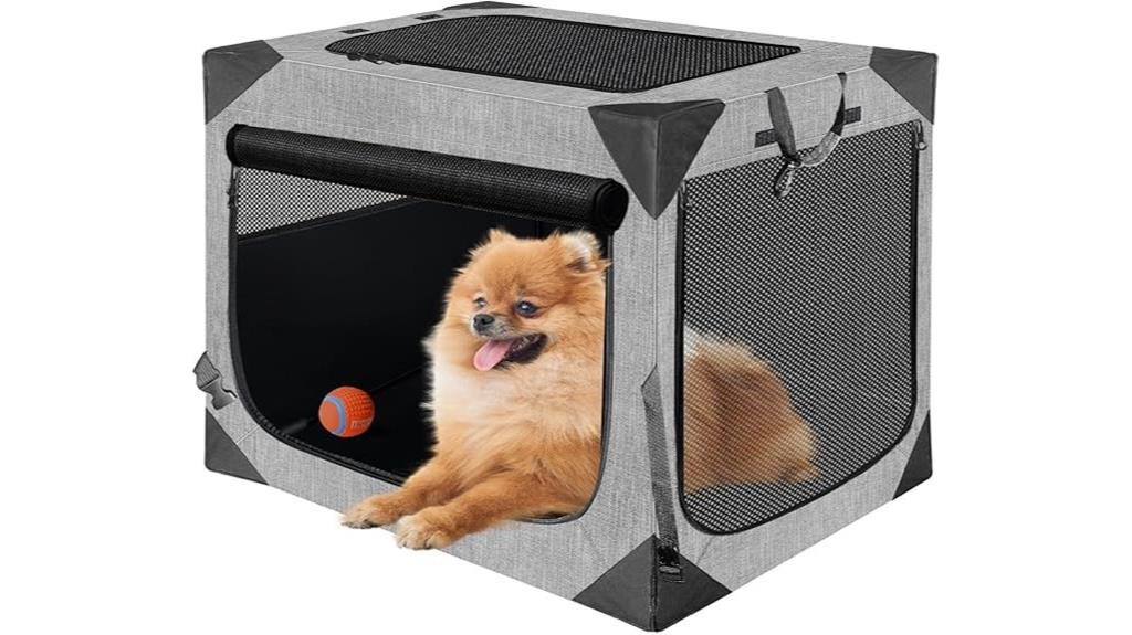 portable medium dog crate