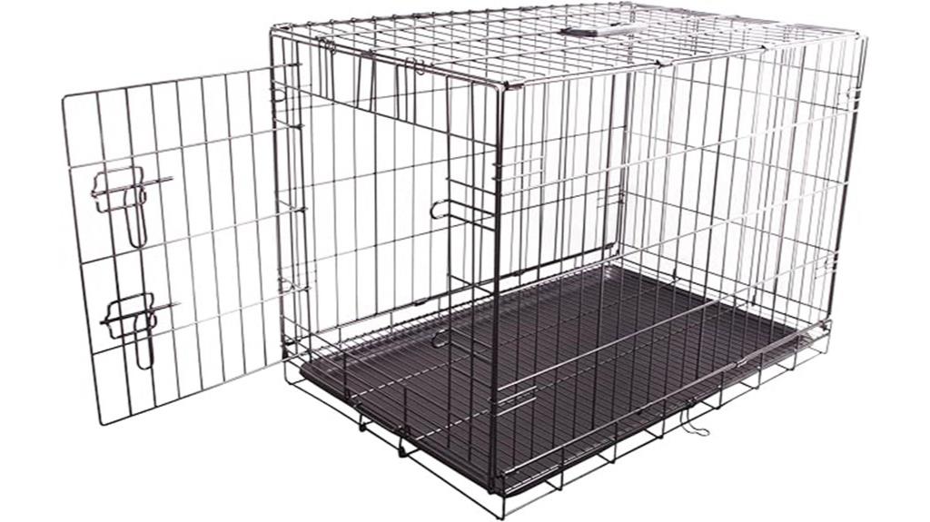 portable metal dog crate