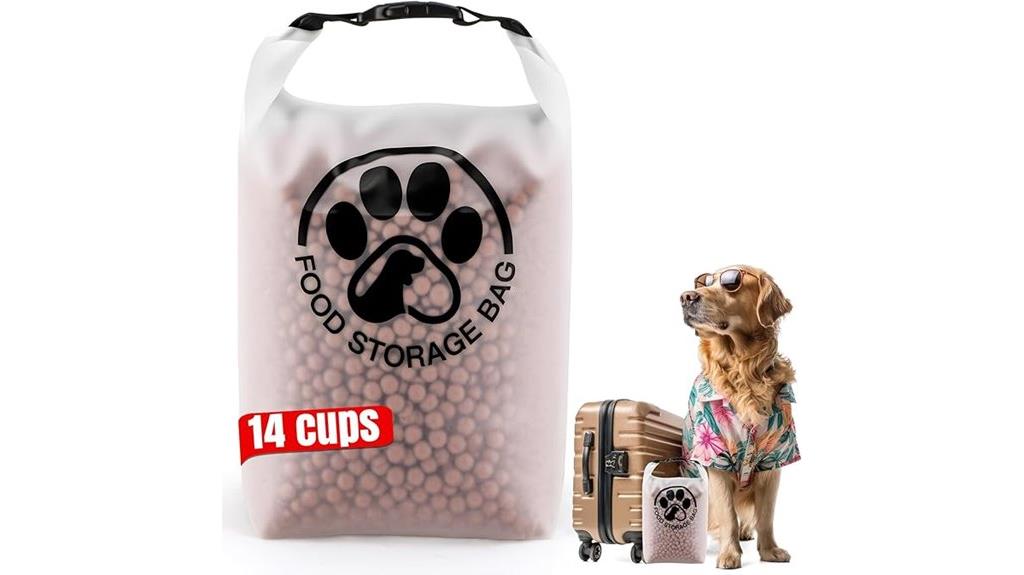 portable pet food container