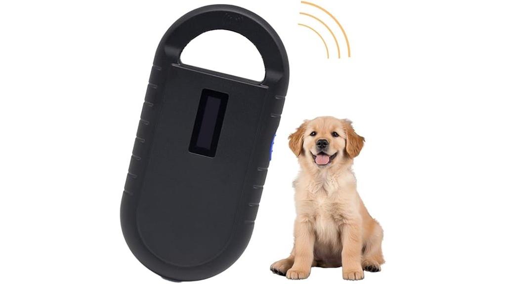 portable pet microchip scanner