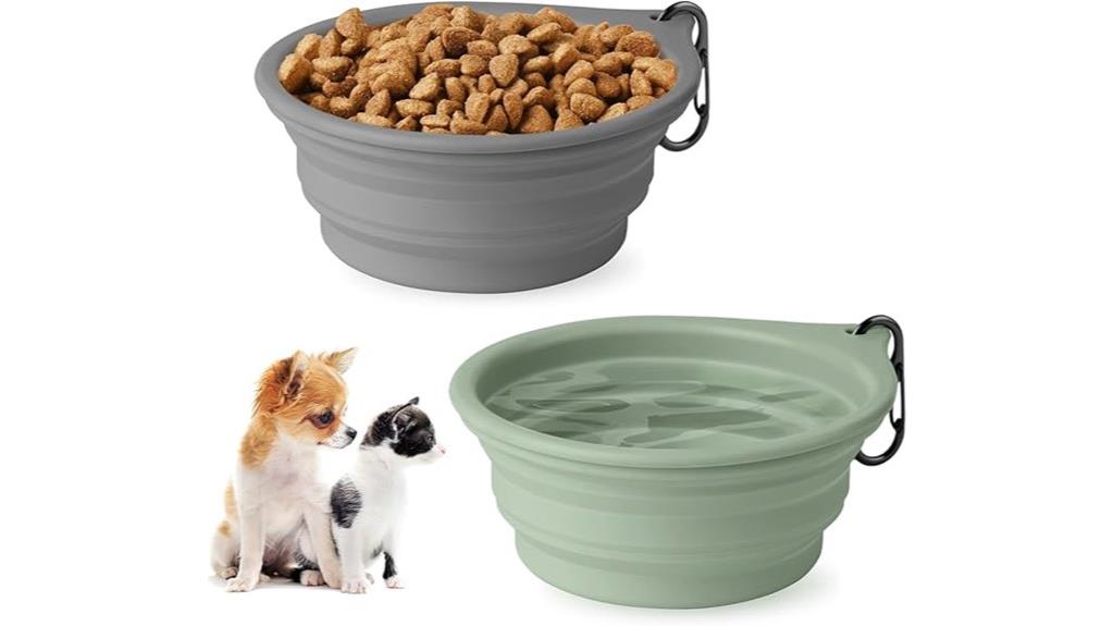 portable pet water bowls