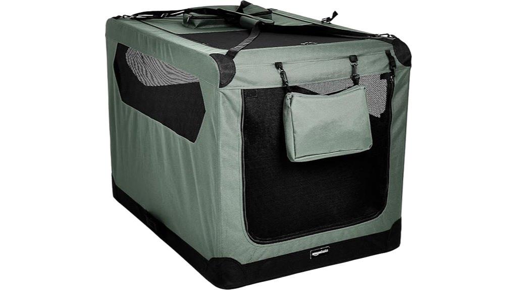 portable soft dog crate