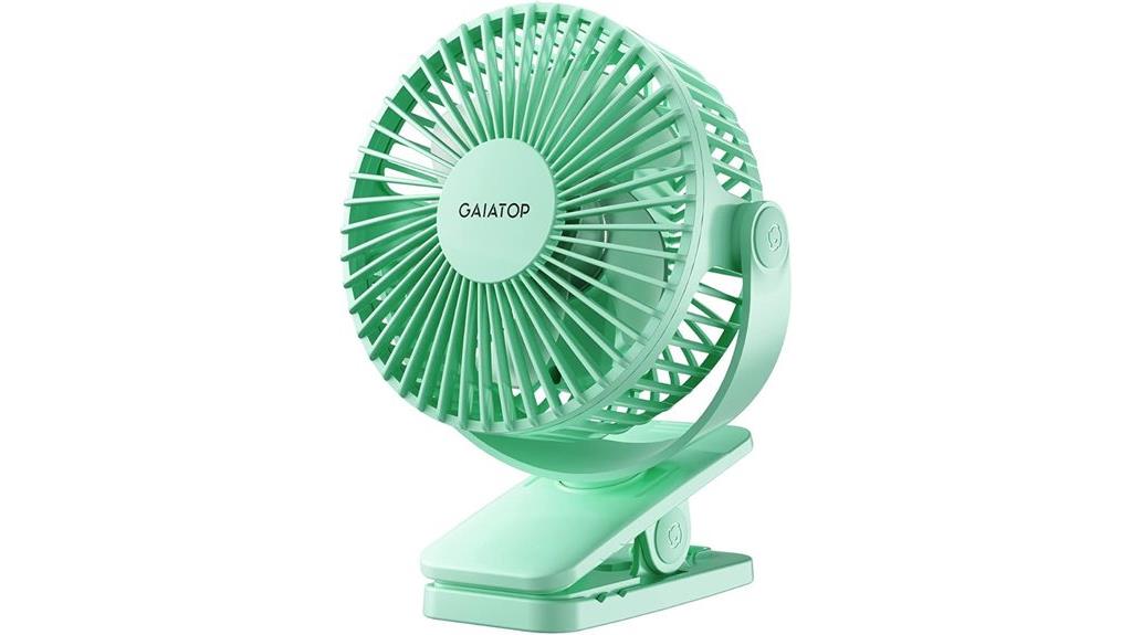 portable usb clip fan