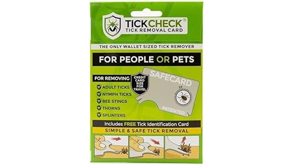 portable wallet tick remover
