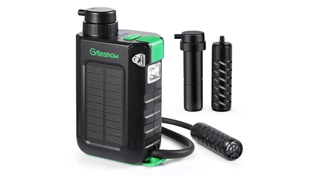 portable water filter set