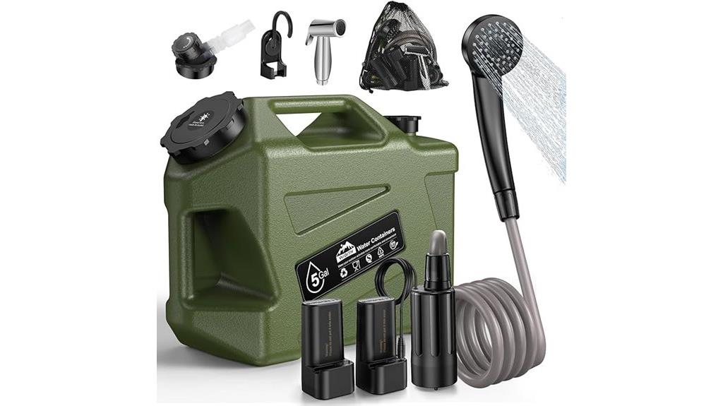 portable water shower