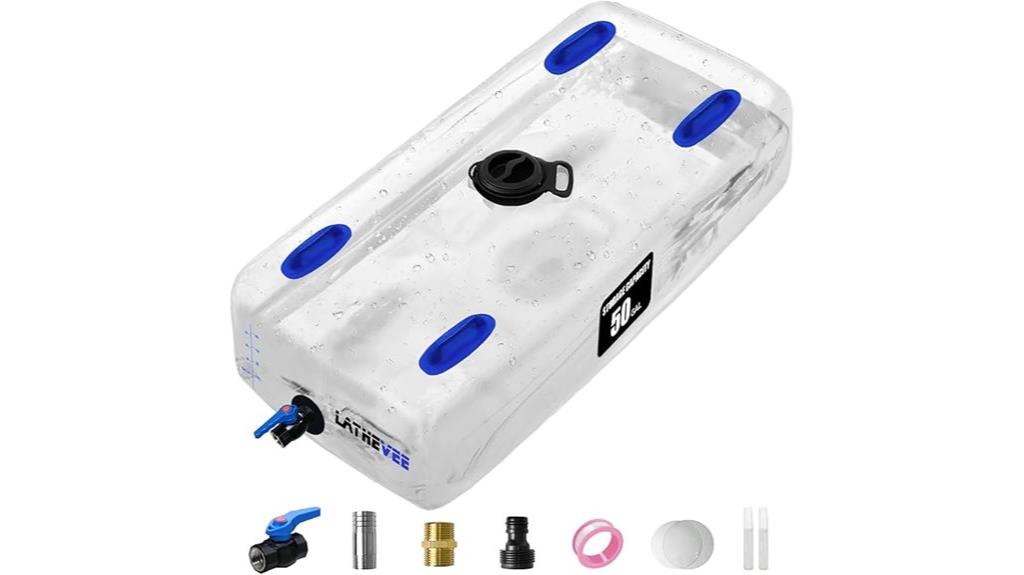 portable water storage bladder