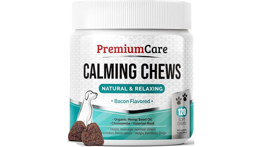 premium hemp dog calming chews