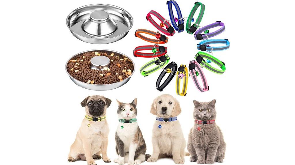 puppy bowl and collars