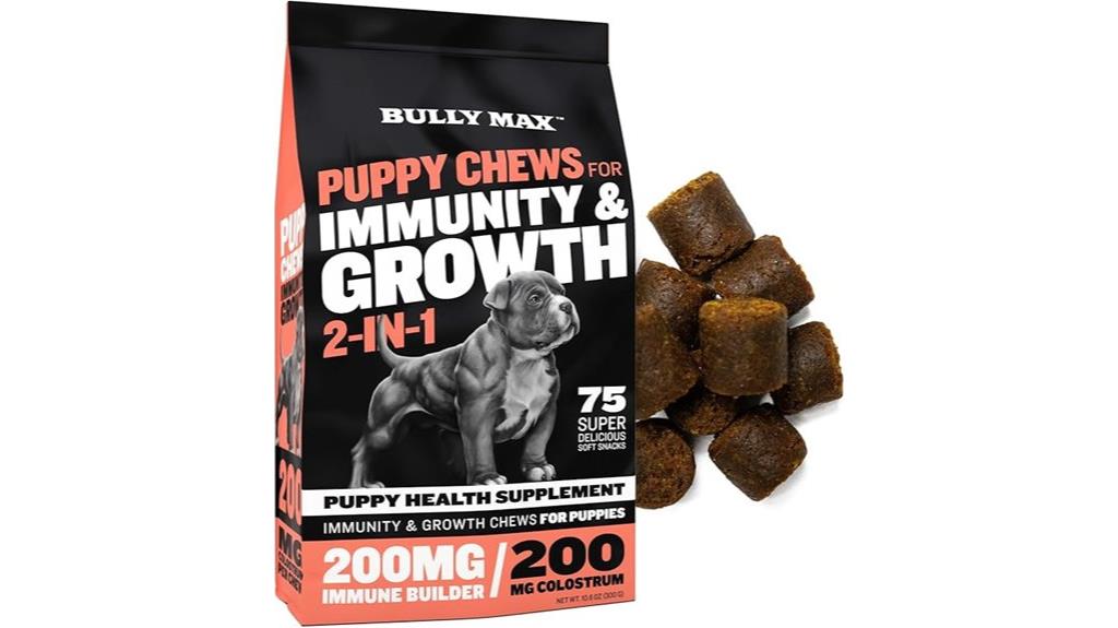 puppy immunity growth chews