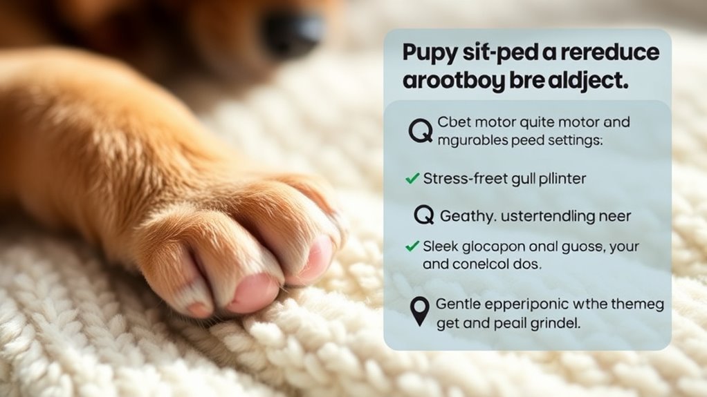 puppy nail grinder considerations